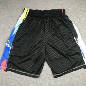 Brooklyn Nets black NBA shorts